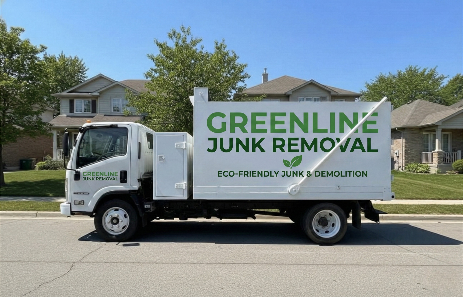 Greenline truck on site